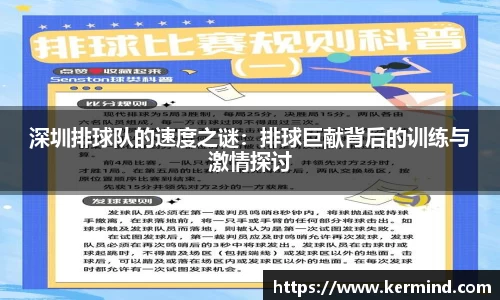 深圳排球队的速度之谜：排球巨献背后的训练与激情探讨